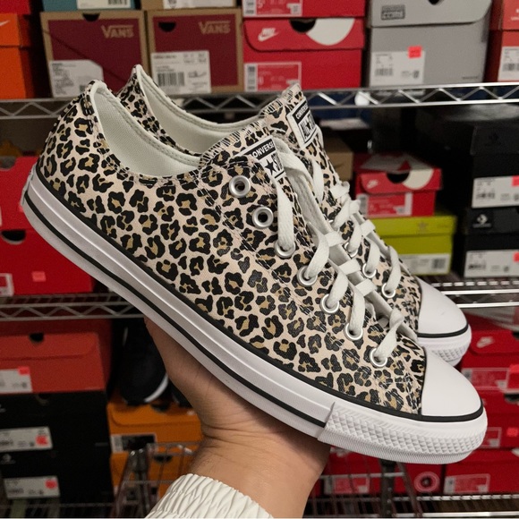 Converse Chuck Taylor All Star Leopard Print Low Top Sneakers